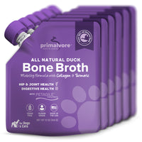 All-Natural Duck Bone Broth for Dogs &Cats, Mobility Formula w/Collagen Peptides Supports Hip & Joints, Digestion, Skin&Coat and Hydration, Grain Free, Human Grade, Made in USA