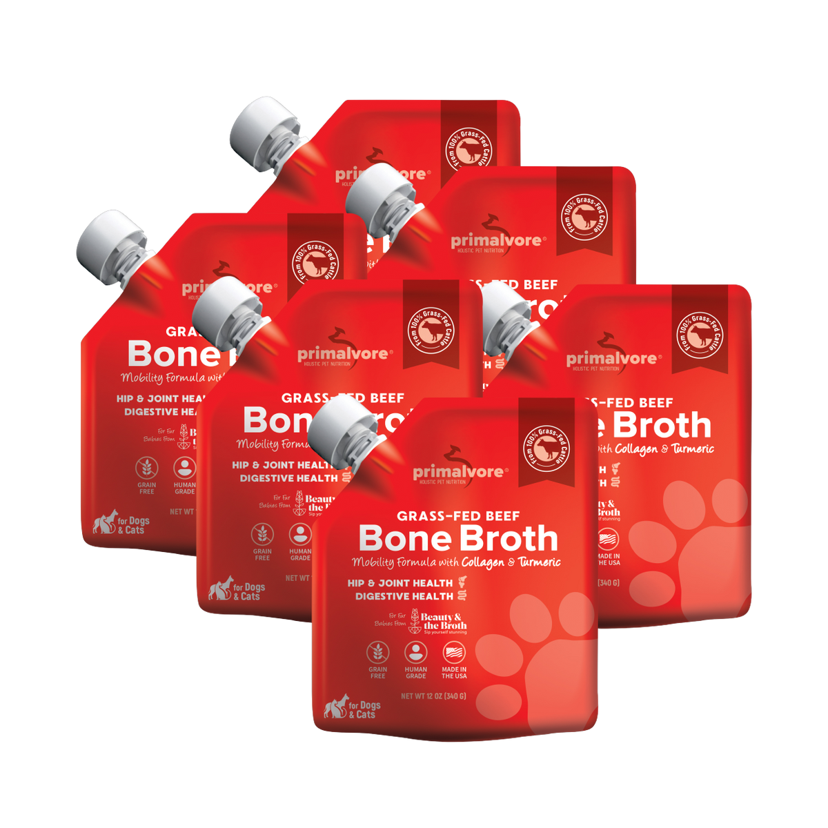 Grass-Fed Beef Bone Broth 6-Pack