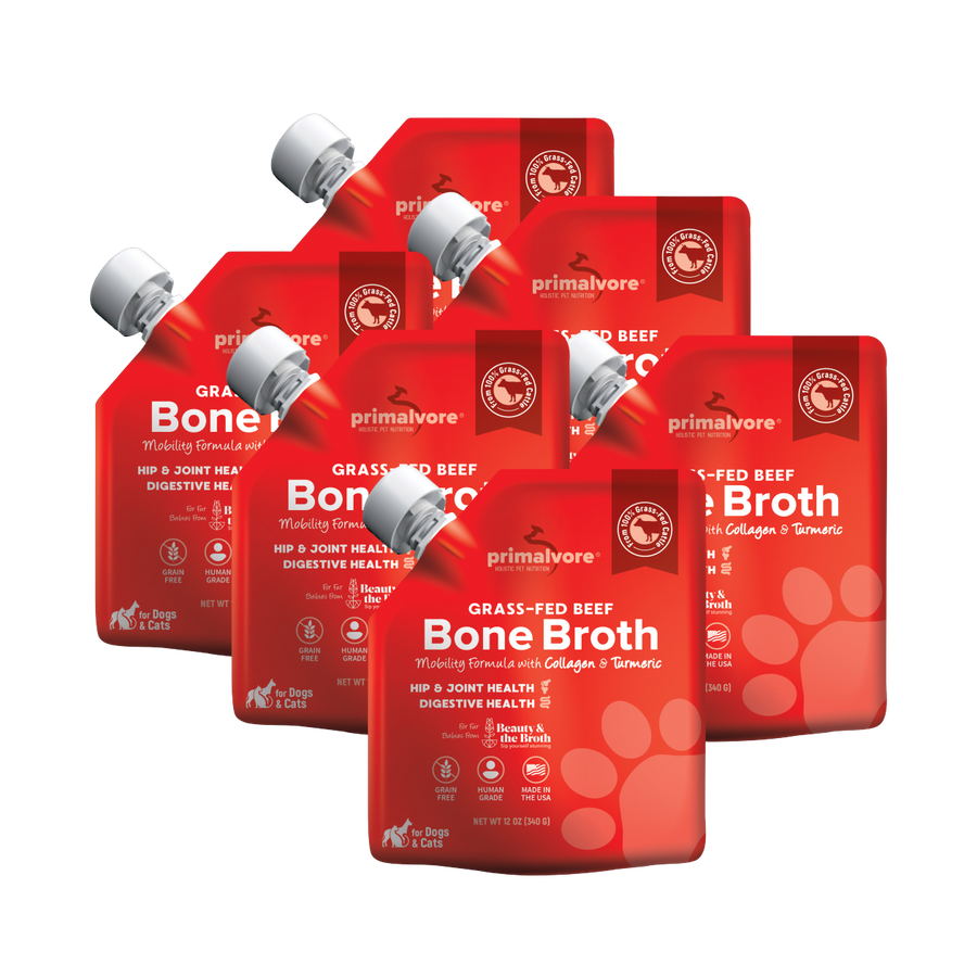 Beef bone broth 6-pack