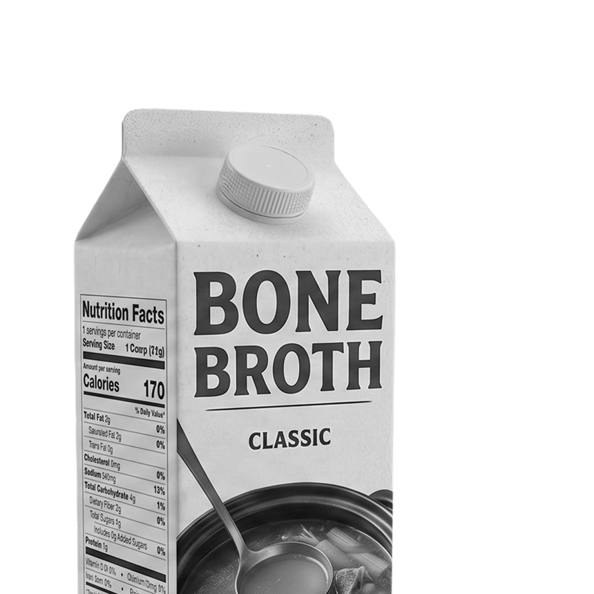 Ordinary grocery-store broth comparison